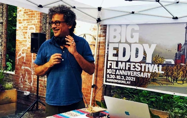 big eddy film festival photo of man and poster