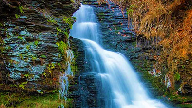 bushkill falls waterfall