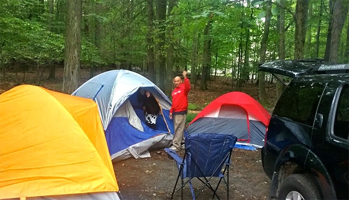 caffrey campground tent site