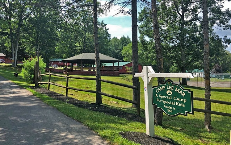 entrance to the camp