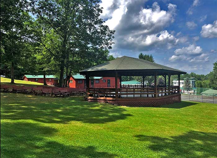 cabins and pavilion