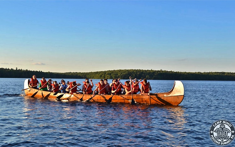 camp minsi campers on stillwater lake