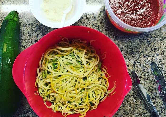 camp-pocono-springs-zucchini-noodles