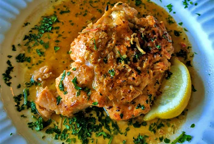capri restaurant chicken dish