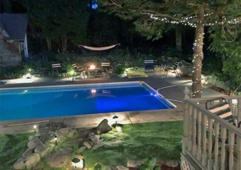 chateau pocono heated outdoor swimming pool