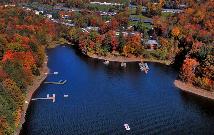 cove-haven-resort-aerial-view-lake-and-buildings