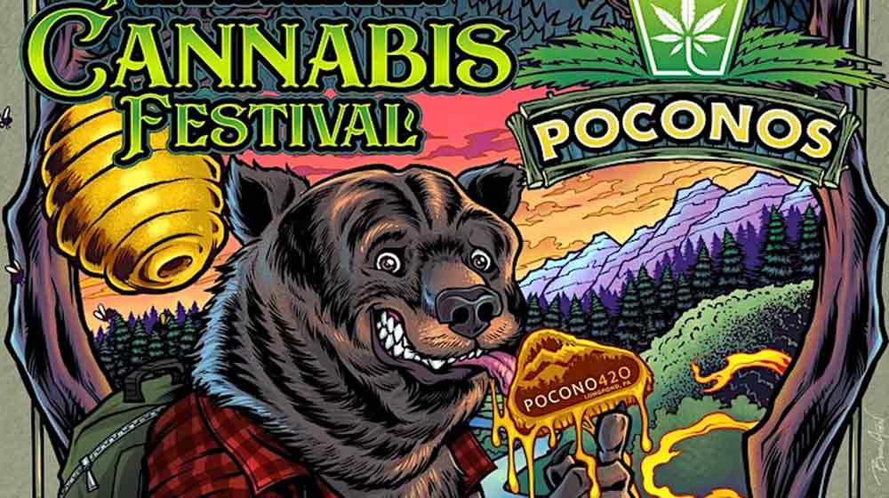 Pocono 420 Cannabis Festival poster