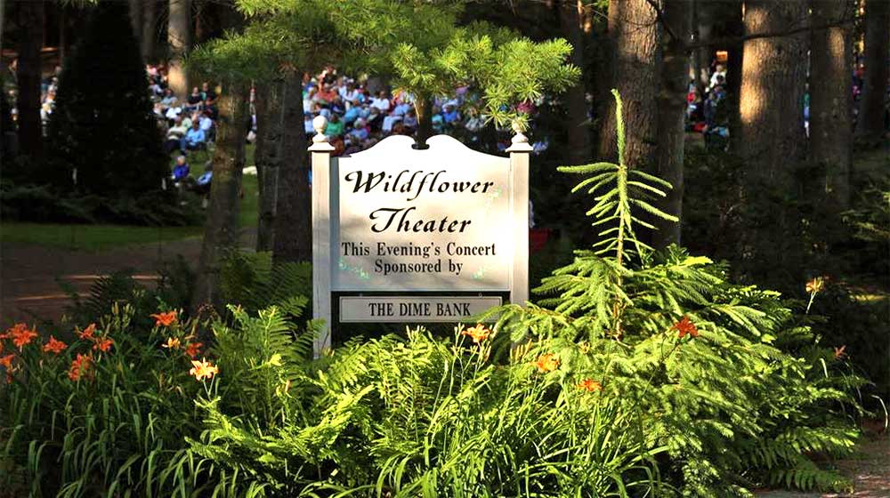 wildflower music festival welcome sign