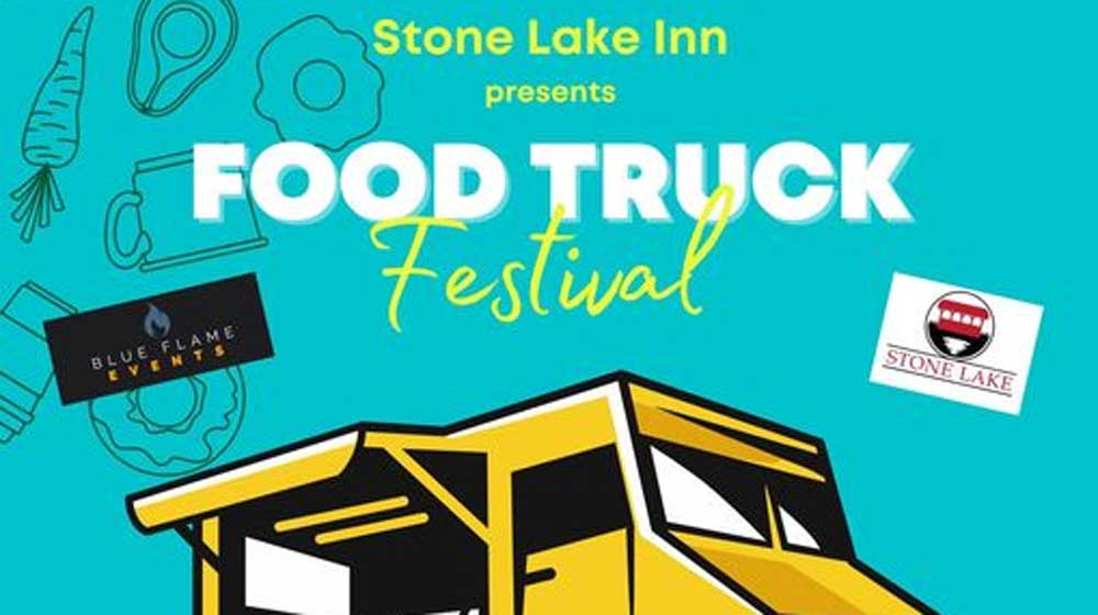 stone lake inn food truck festival poster