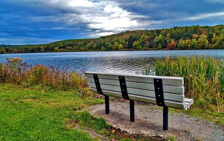 Frances Slocum State Park view of lake