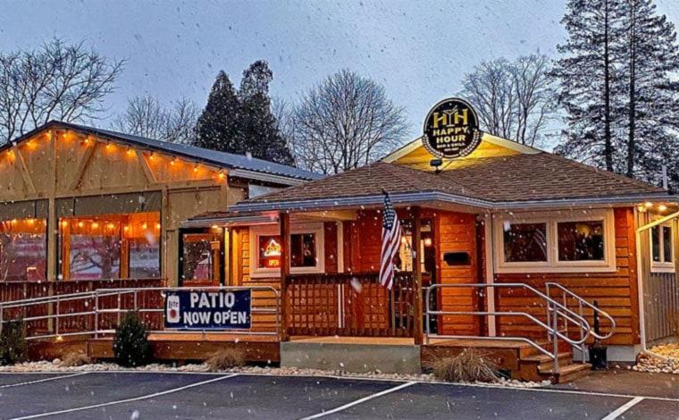 Happy Hour Bar & Grille exterior of building