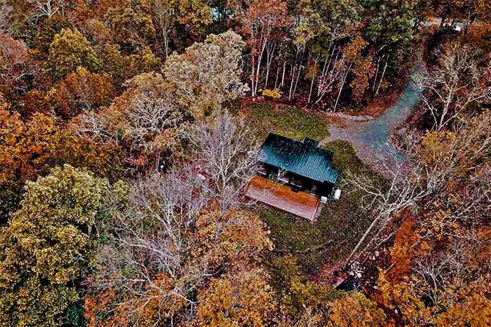 house of four seasons exterior aerial view