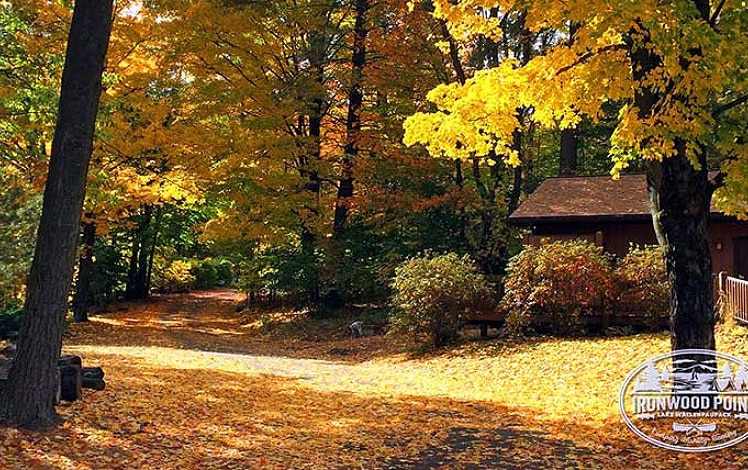 ironwood-point-campground-and-marina in the fall