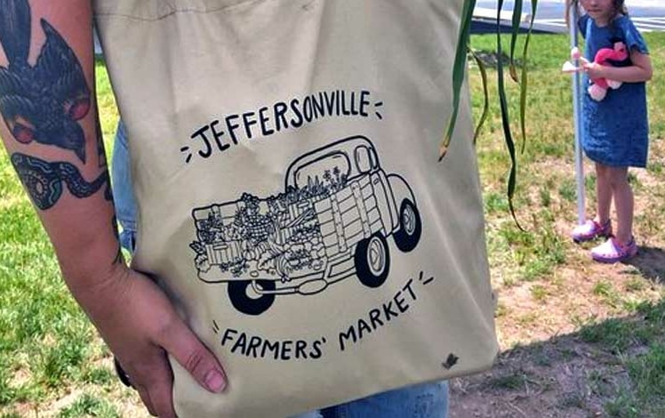 Jeffersonville Farmers Market Shopping Bag