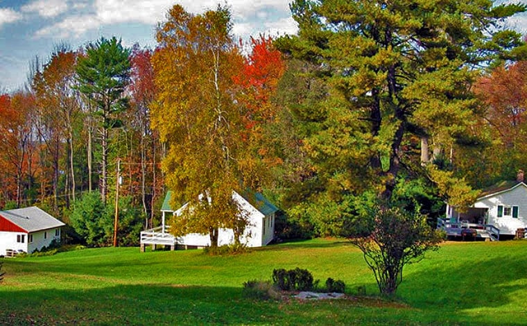 loch-highlands-cottages-and-trees