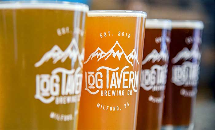 log cabin brewing lineup of brews