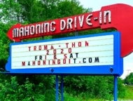 drive-in road sign