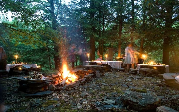 mildred's lane fire pit and picnic tables