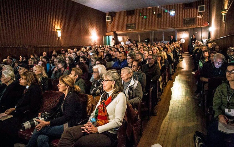 Milford readers and writers festival in Milford theater