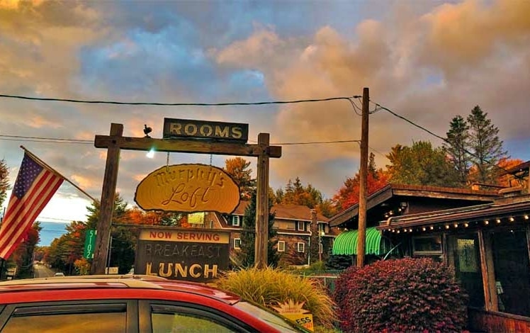 murphy's loft exterior and sign