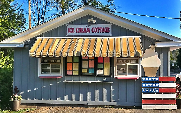 ice cream stand exterior