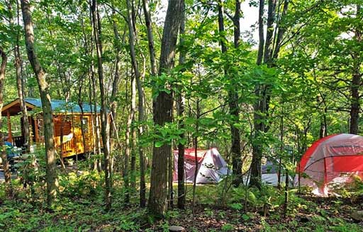 The Catskills Just Got a Super-luxe Campground — With Hammocks, Outdoor  Kitchens, and Hot Showers