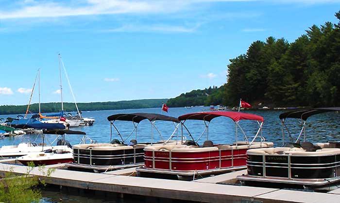 pine crest marina pontoon boats