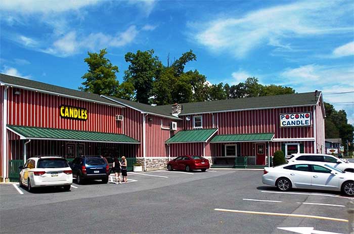 pocono candle store exterior