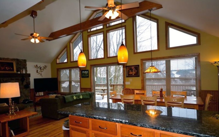 pocono log cabin rentals big boulder