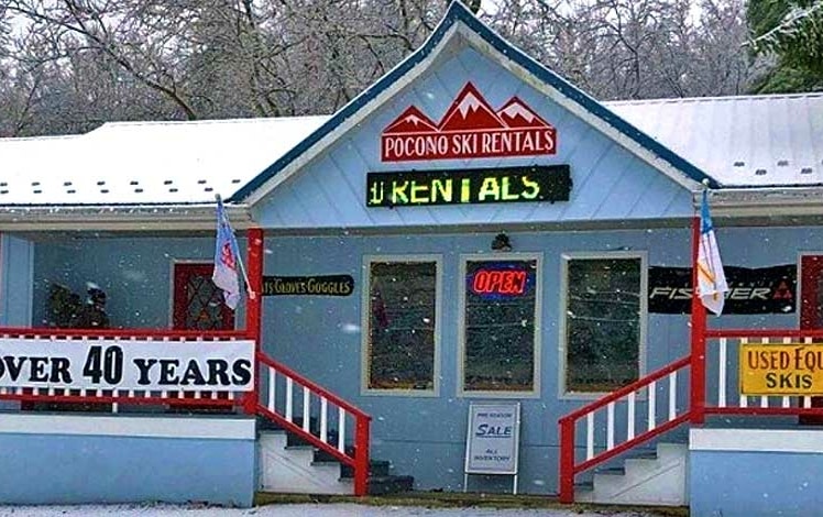 pocono ski rentals exterior