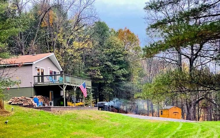 pond and perch exterior