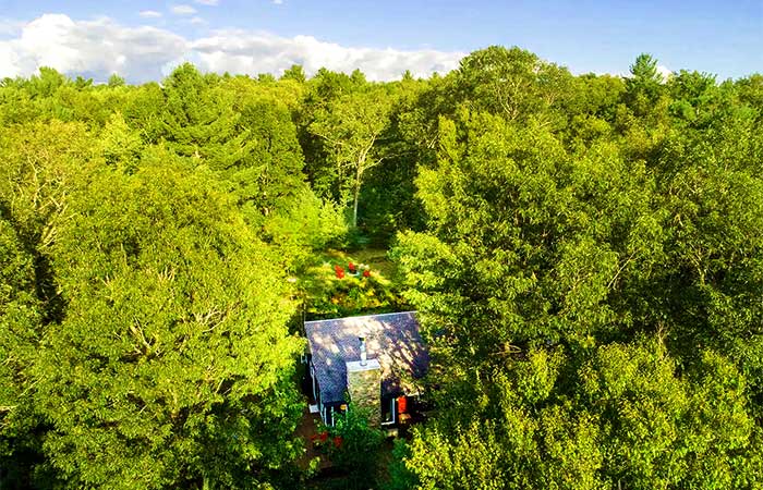 ridge haven aerial view