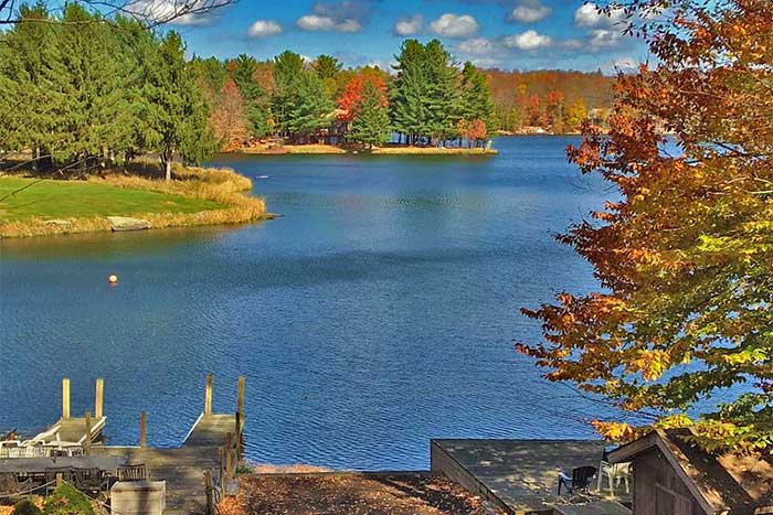 roamingwood lake view from shore