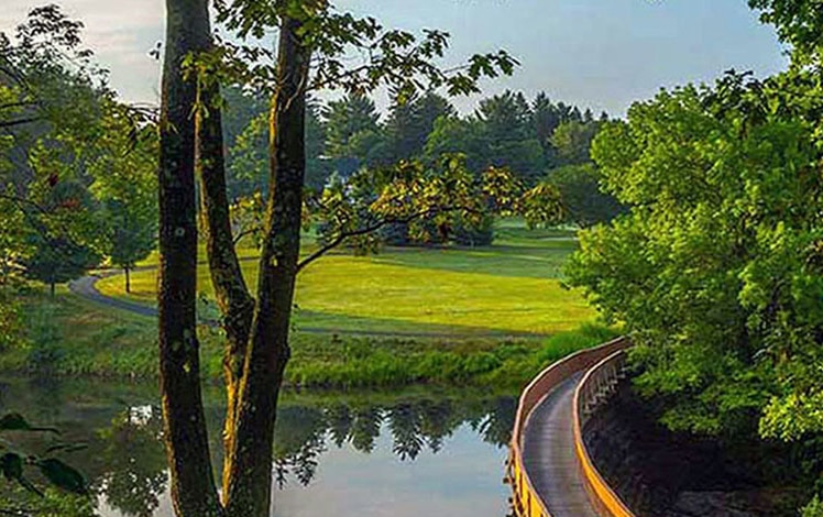 skytop lodge golf club view bridge