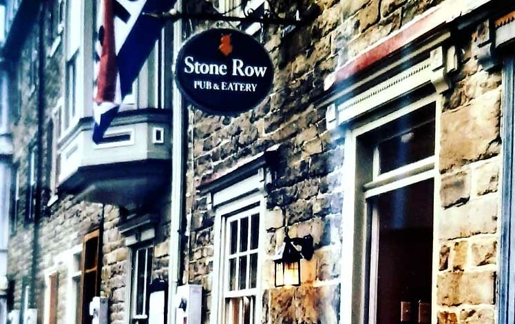 stone row pub & eatery exterior stone building