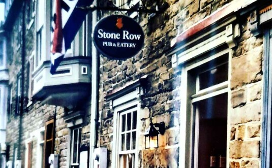 stone row pub & eatery exterior stone building