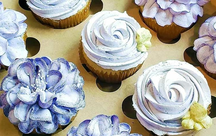 sugar lush flower cupcakes