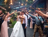 tall-timber-barn-couple-sendoff-with-sparklers
