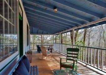 the cottage at bluestone falls 2nd floor deck