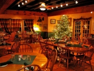 the country style dining room at buck hill forks
