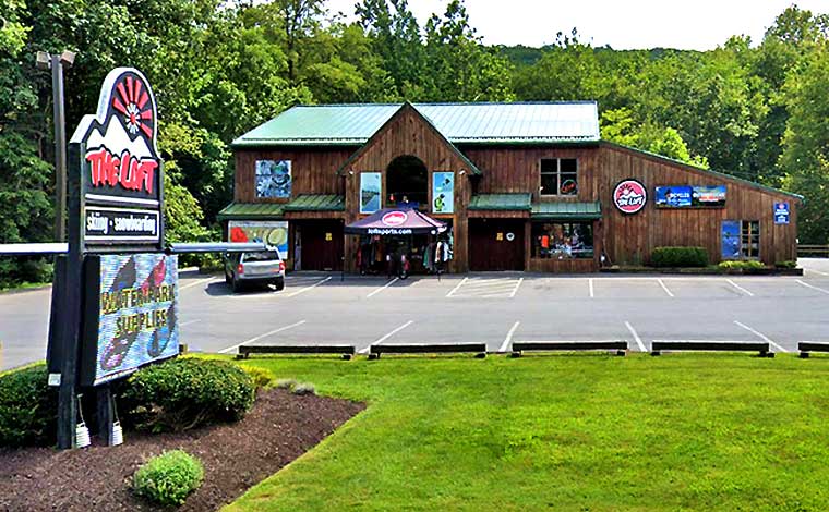 exterior and parking lot