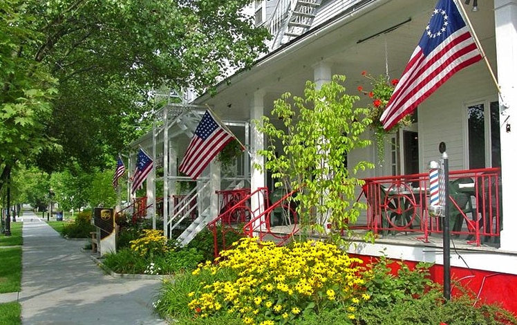 Tom Quick Inn front porch