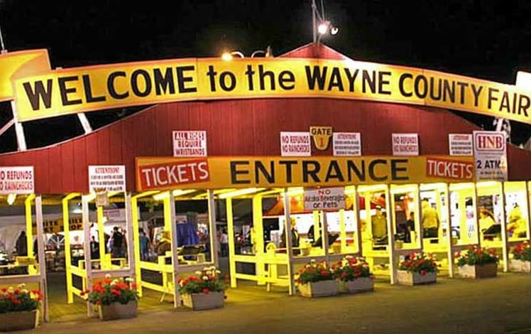 Wayne County Fair admissions gate