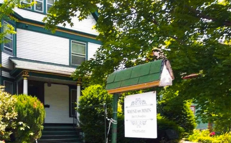 Wayne on Main exterior front of house