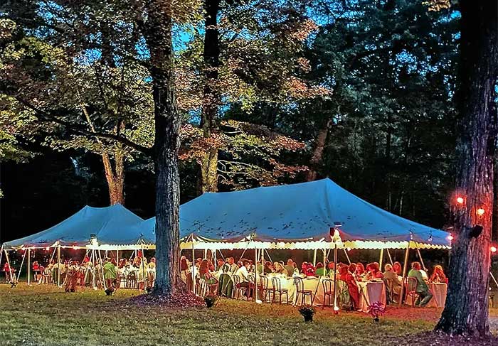 Zimmerman Farm dining tent